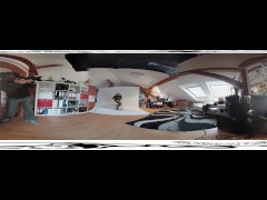 Teressa Bizare noir 001 - Backstage before masturbation 3DVR 360 UP-DOWN