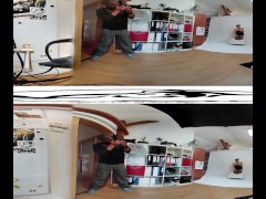 Teressa Bizare Noir 05 - Backstage before masturbation 3DVR 360 UP-DOWN