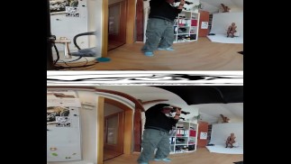 Джессика Даймонд 02 - За кулисами перед мастурбацией видео 3DVR 360 UP-DOWN