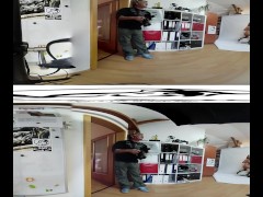 Naomi Bennet 017 - Backstage before video masturbation 3DVR 360 UP-DOWN