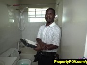 Preview 1 of Property POV - Justin Bold - Slutty Black Contractor