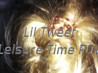 High Lil Tweet Es Soplado Por Su Fan Tweaker En La Parte Trasera De Su Lexus
