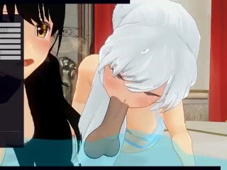 [CM3D2] - RWBY Hentai, Weiss_Blake And Yang_Orgy