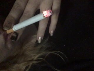 Amateur smoking fetish