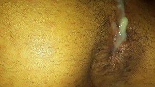 Fucked raw and then dripping with cum at the end