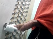 Preview 2 of Indian horny boy masturbation in gym toilet