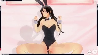 Sakurajima Mai Femme De Ménage Personnalisée 3D 2 Coquin Ne Rêve Pas De Bunny Girl Senpai