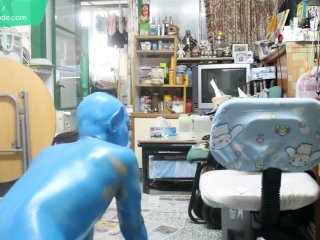 19 Years Old Digitmon Veemon Boy / Body paint / Bodypaint Naked Cosplay