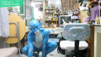 19 лет Digitmon Veemon Boy / Краска для тела / Бодипейн Голый косплей