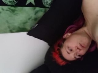 cumshot, interracial, red head, exclusive