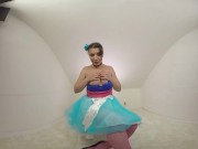 Preview 6 of Teressa Bizare masturbate in whitebox - premium clips trailer - 3DVR180 SBS