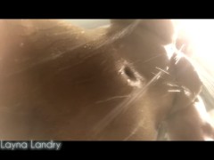 ICELAND SPA PUBLIC SHOWER TEASE & FINGERING
