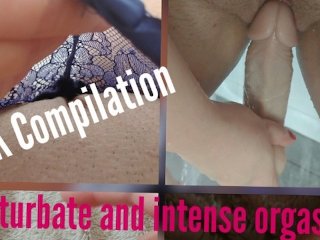 4K compilation masturbate and intense orgasms