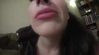 British Girlfriend Desires To Tease With Her Tongue And Mouth