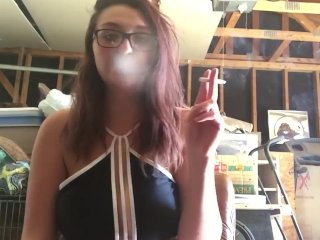 solo female, music, fun, smoking