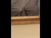 Boyfriend has a hands free orgasm with a full bladder!!