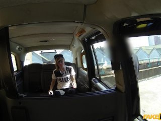 Fake Taxi - Blonde with glasses and big tattoos