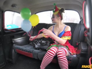Fake Taxi - Driver Fucks Cute Valentine Clown