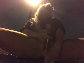 Gorgeous wife’s pussy needs big dick & attention on park bench