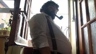 Fette Pfeife Papa Clip