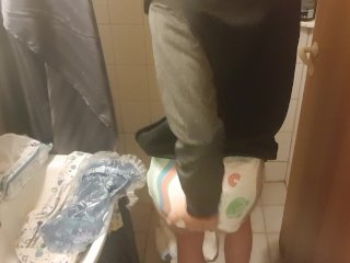 diaper boy, diaper change, buttplug, exclusive