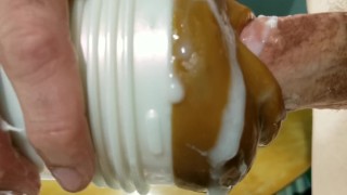 Massive load on fleshlight