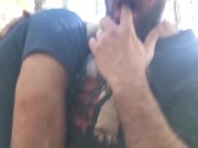 Preview 4 of Hairy Bear Dads out in the woods. Fucking and sucking