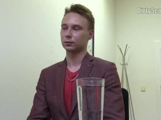 DIRTY SCOUT 155 -  Suited Up Twink Impresses Agent And Gets A Hard Cock