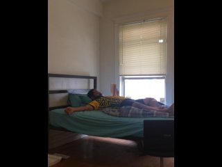 amateur, ebony, white, in bed