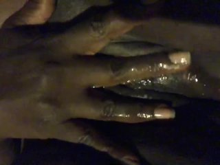 dark chocolate ebony, squirt, orgasm, fingering myself