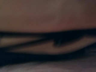 Outdoor_pussyjob sexy lingerie and pussy in cum