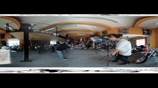 Backstage Jarushka Ross - BikesandBabes.TV sexy VR-clip - 3DVR360 Up/Down