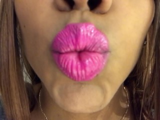 Kissing you with my Big Lips.
