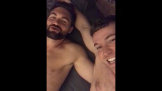 Griffin Barrows And Gabriel Cross Cuddling And Kissing