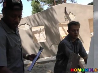 Black stud loves tight man pussy