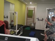 Preview 1 of HUNT4K. Sex for money in gym is the way beauty wanted to end day