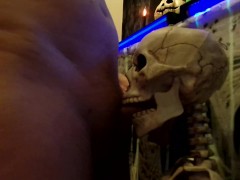 Working on my Halloween Decorations