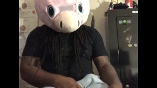 Horny Unicorn Clothed Jerking Off - part 01