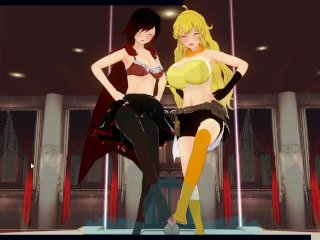 [CM3D2] - RWBY Hentai, Group Sex WIth_Ruby Yang And Blake