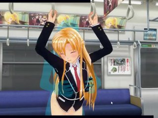 [CM3D2] - Sword Art Online Hentai,Asuna Yuuki Fucked On Train