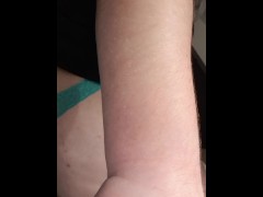 Pounding my thight pussy / First time ANAL buttplug