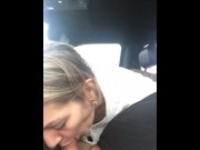 Preview 4 of The Million Dolla swallows huge load of boyfriends cum in the car