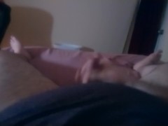 Nerdy Virgin Yanks and Moans Till He Explodes All Over Himself