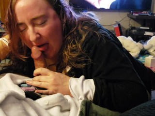 She wants the cock so bad she pulls it through my boxers video thumbnail