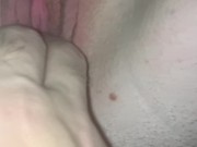 Preview 2 of Underwater Ginger Pussy Fingering & Footjob | Extreme Closeups & Creampie