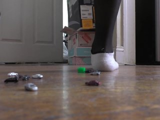 Tinies vs my Colossal Socks