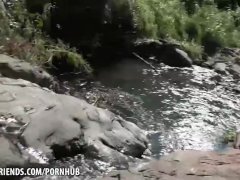 Jade Amber fucks you in the woods in Hawaii POV Style