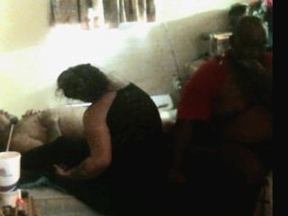 Husband and Friend Sport_Fuck wife. And takes two inside