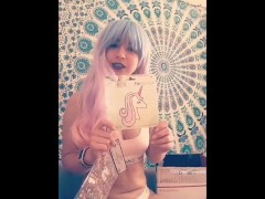 XXXcitedBrunette - Unboxing Care Packages from FullOfFantasies