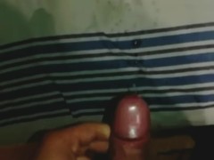 Masturbation and big facial